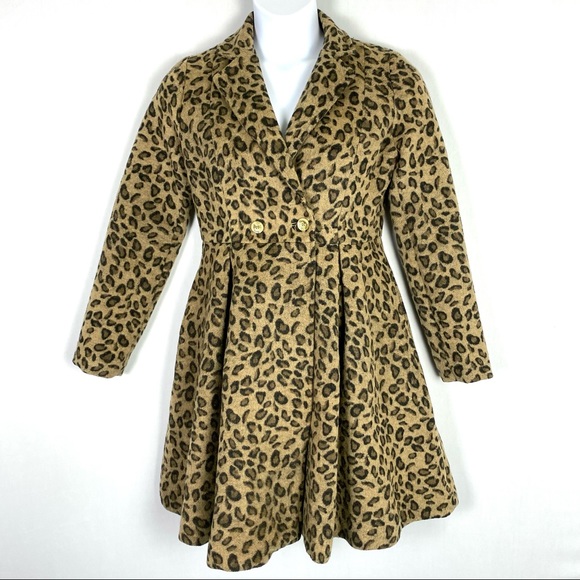Cashmere & Strawberry Leopard Spot Coat - Large - Picture 2 of 11